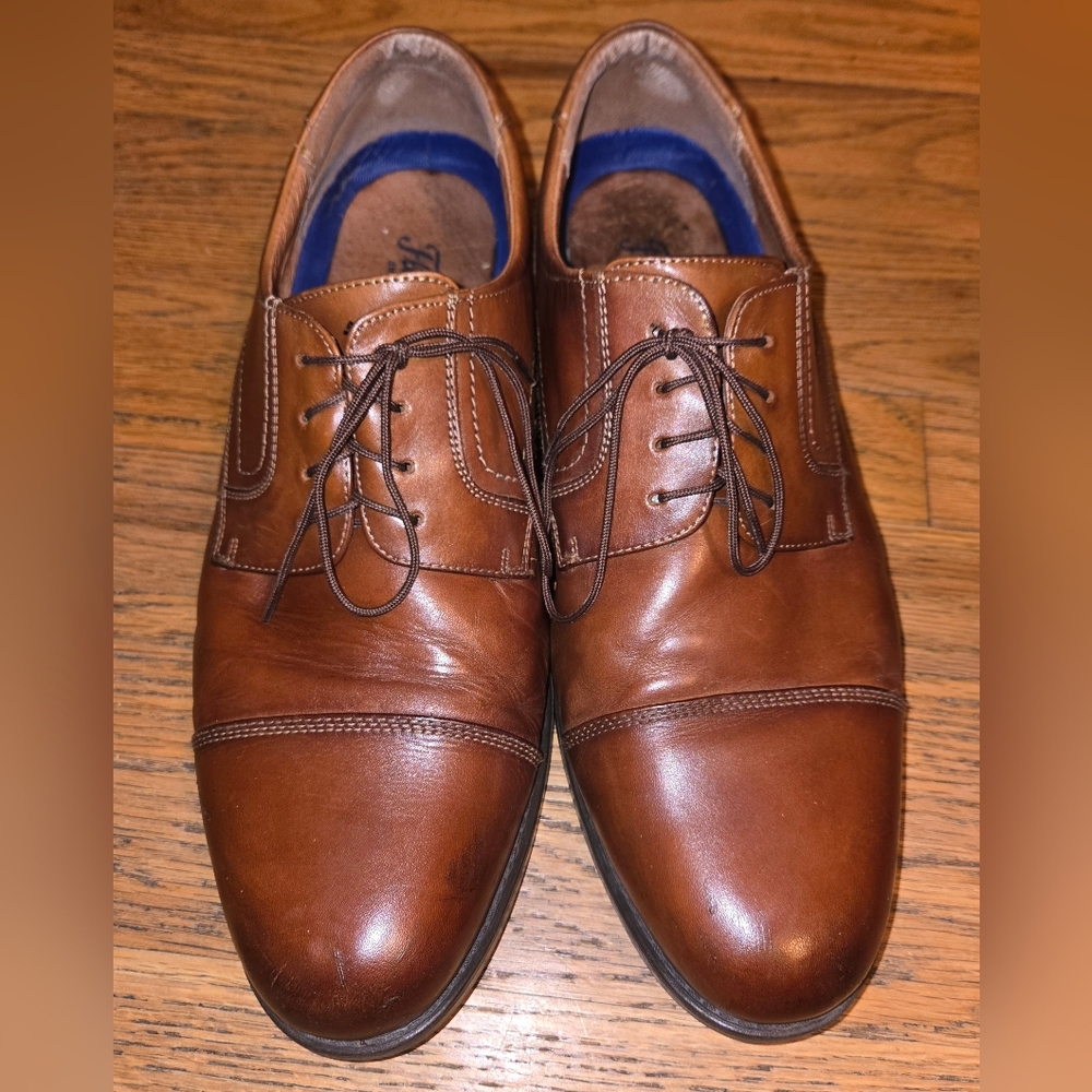 Florsheim Men's Leather Oxford Dress Shoes Brown Size 11